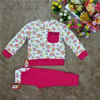 bộ da cá chun bé gái-B8666